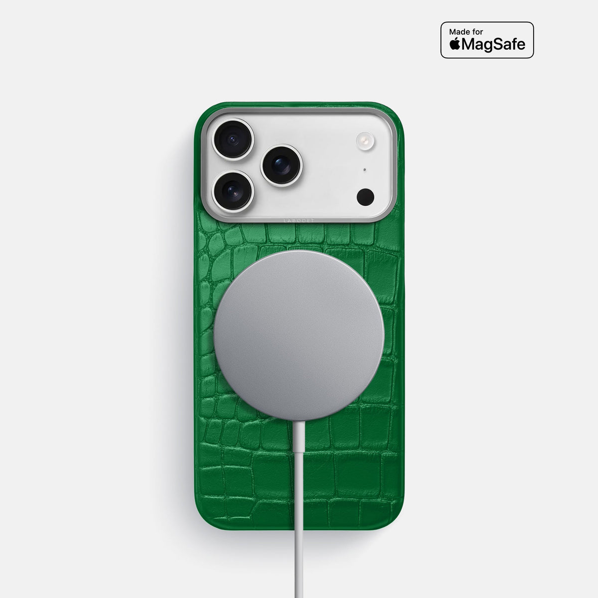 Classic Case For iPhone 18 Pro In Alligator -5 | Forest-Green-Steel