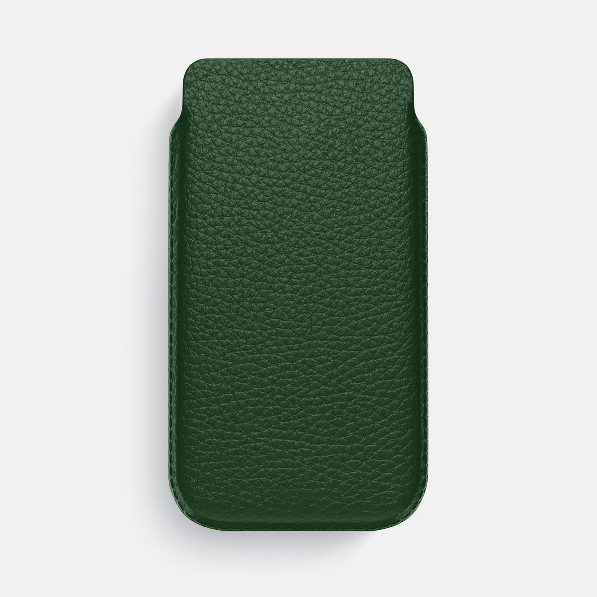 Pouch Case For iPhone 18 Pro Max In Calf -1 | Dark-Green