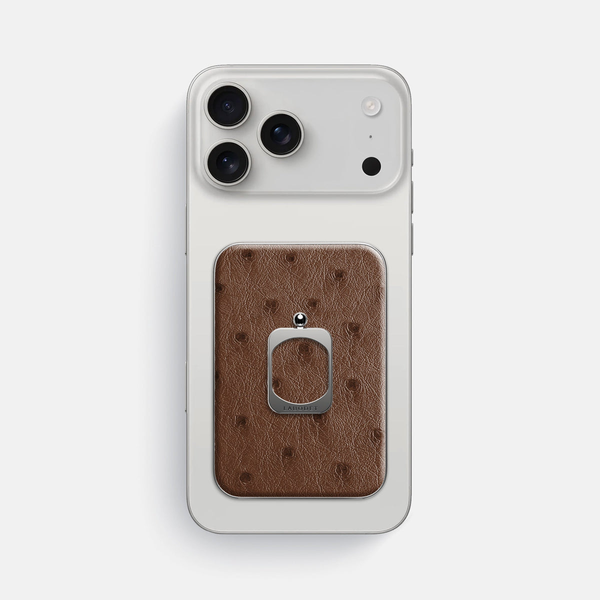 MagSafe Ring For iPhone 18 Pro Max In Ostrich -2 | Chocolate-Steel