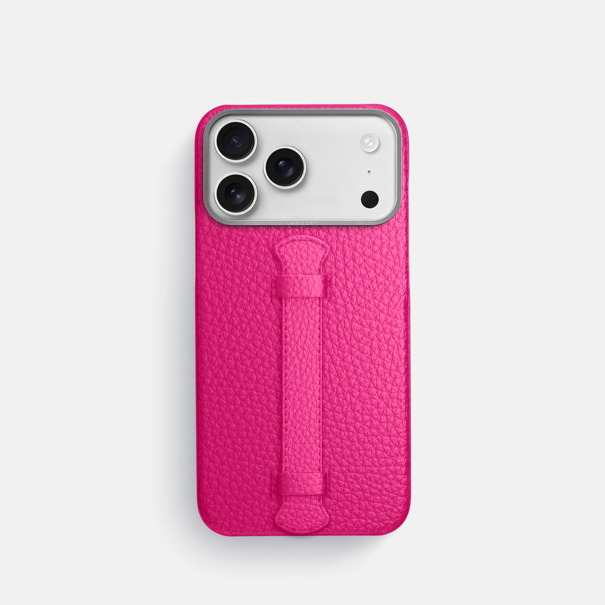 Center Handle For iPhone 17 Pro In Calf -1 | Magenta-Steel