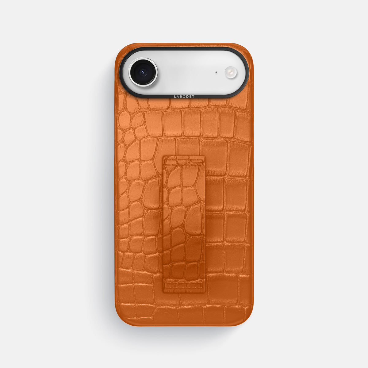 Finger Case For iPhone 17 Air In Alligator -1 | Orange-Black