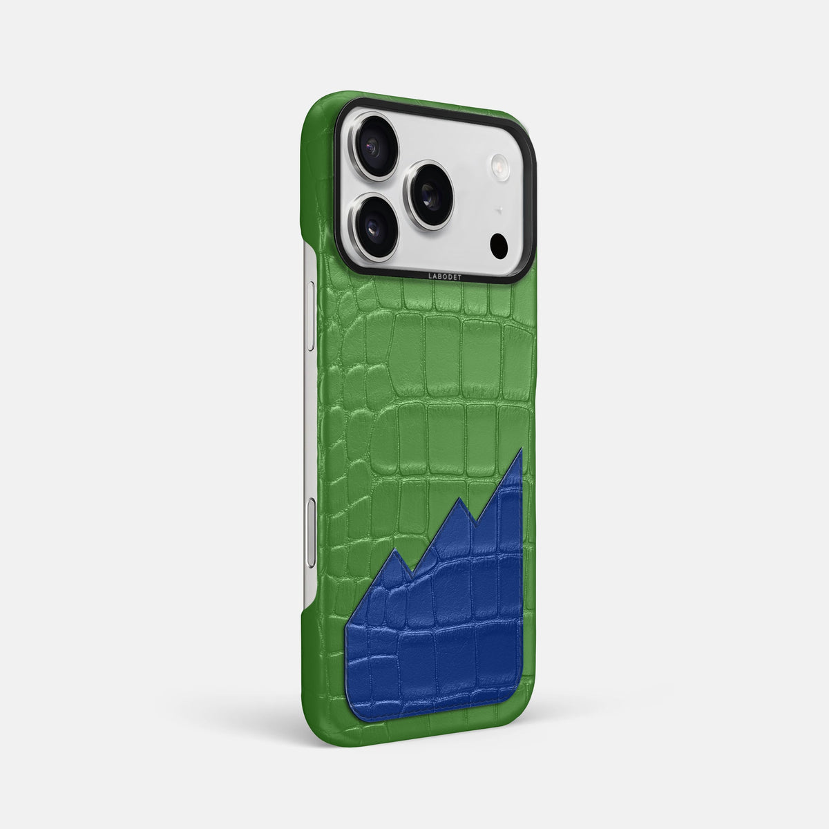 Classic Case With UpOnly For iPhone 18 Pro Max In Alligator -2 | Apple-Green-Black