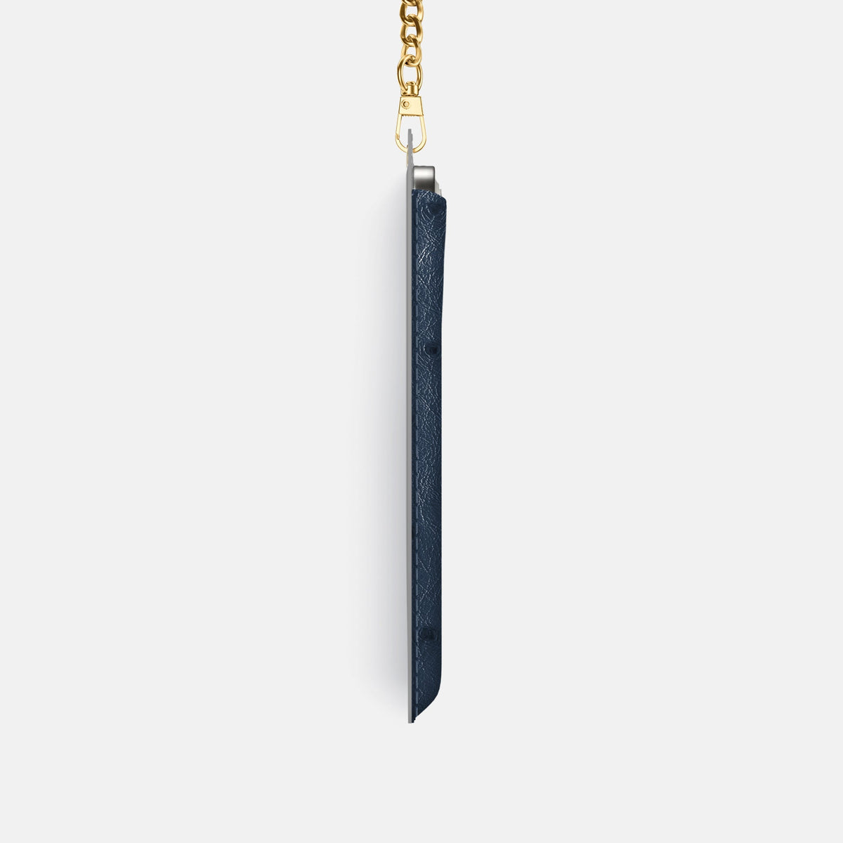 Crossbody Bag For iPhone 18 Pro In Ostrich -4 | Navy-Blue-Gold