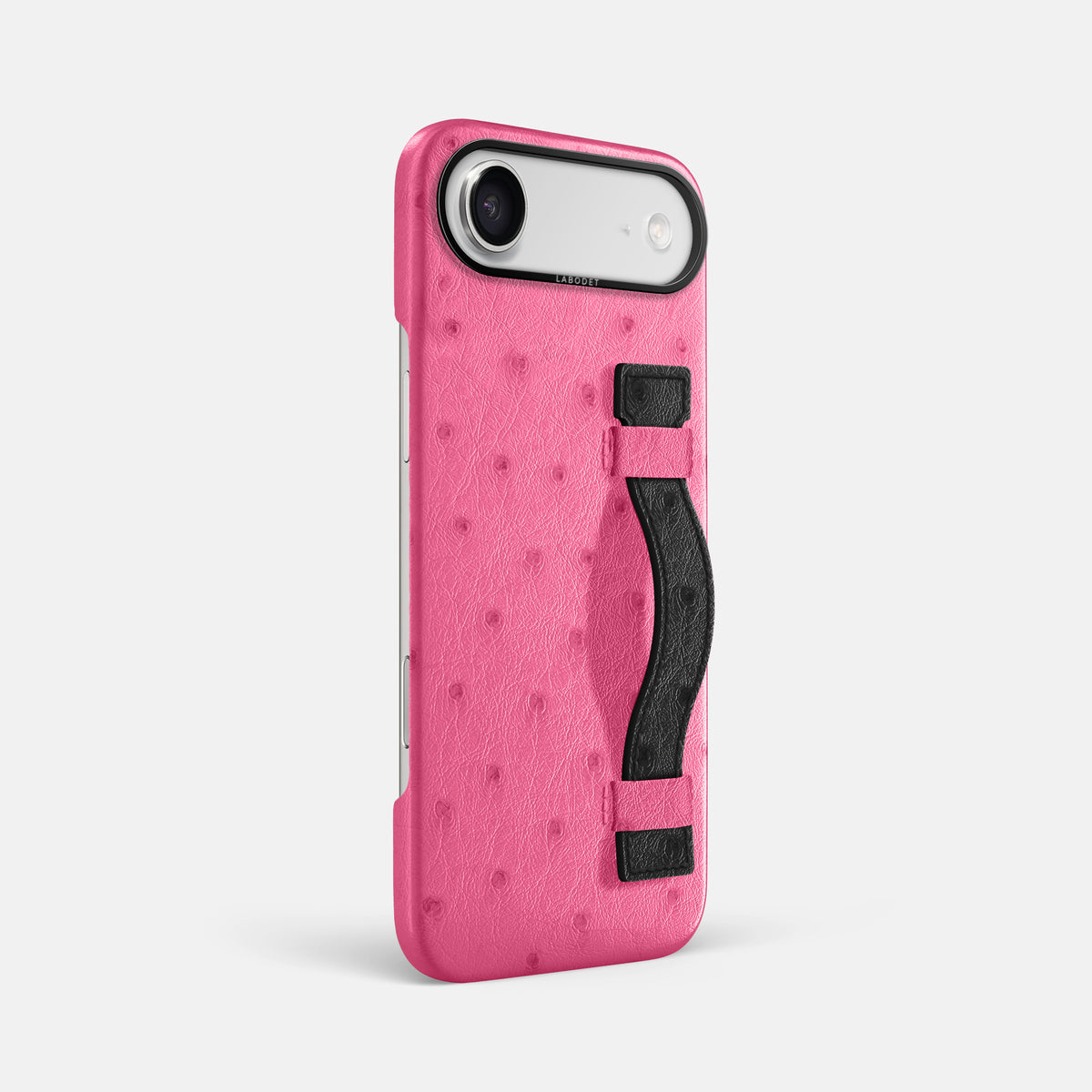 Handle Case Coloré For iPhone 17 Air In Ostrich -2 | Pink-Black