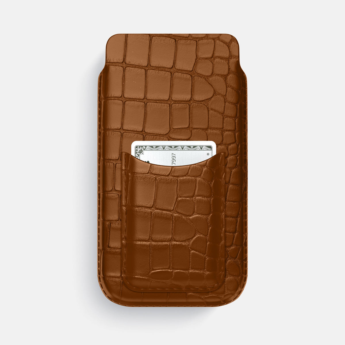 Pouch Card Case For iPhone 17 Pro Max In Alligator