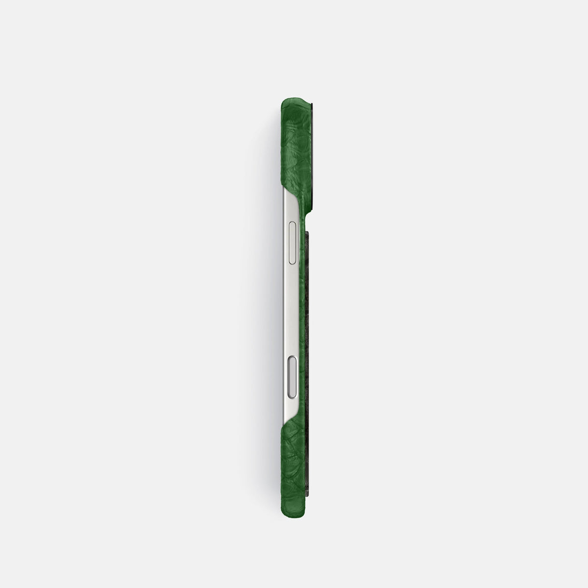 Classic Case With Carbon Dragon For iPhone 18 Pro In Python -3 | Green-Black