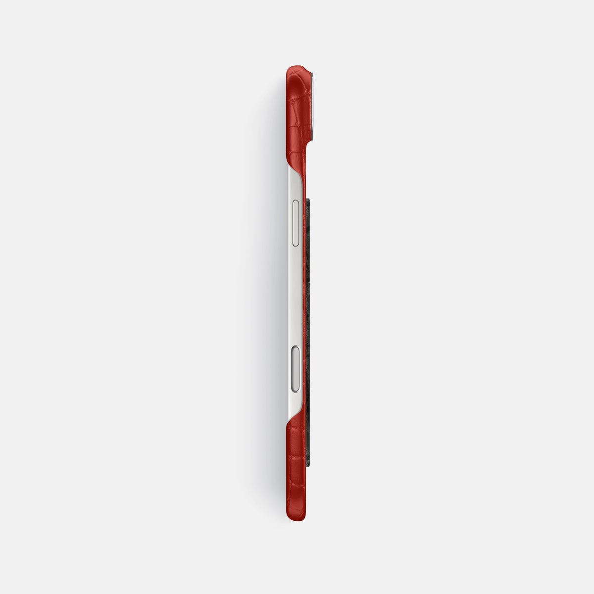 Classic Case With Carbon Dragon For iPhone 17 Air In Alligator -3 | Red-Steel