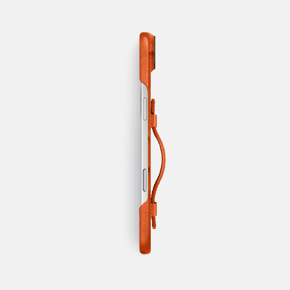 Handle Case For iPhone 17 Air In Ostrich -3 | Orange-Black