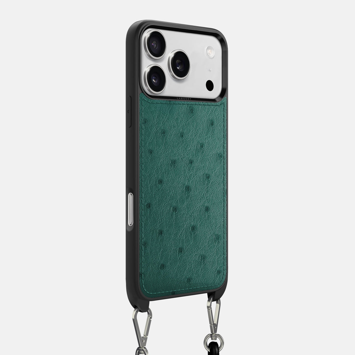 Crossbody Sport Case For iPhone 18 Pro In Ostrich -2 | Forest-Green