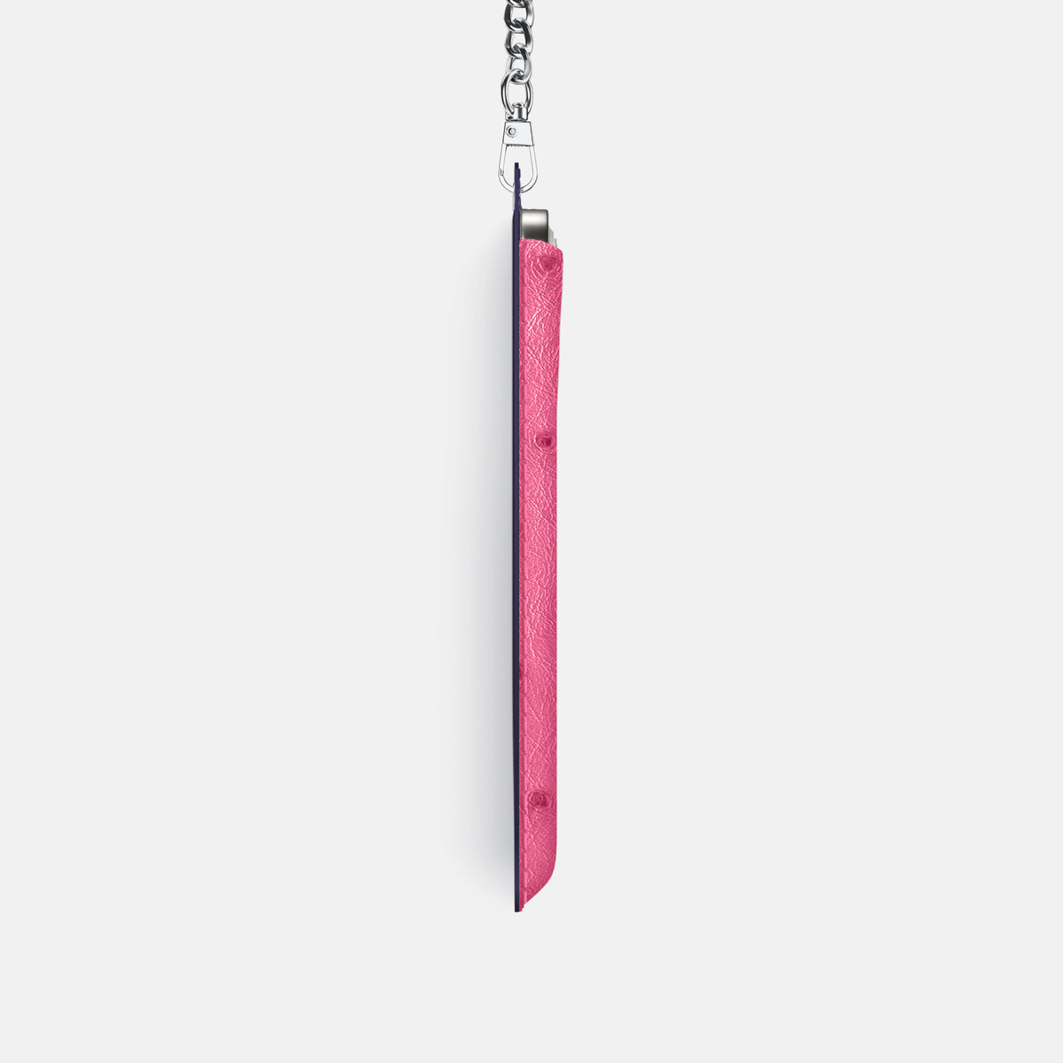 Crossbody Bag For iPhone 17 Pro In Ostrich -4 | Pink-Steel