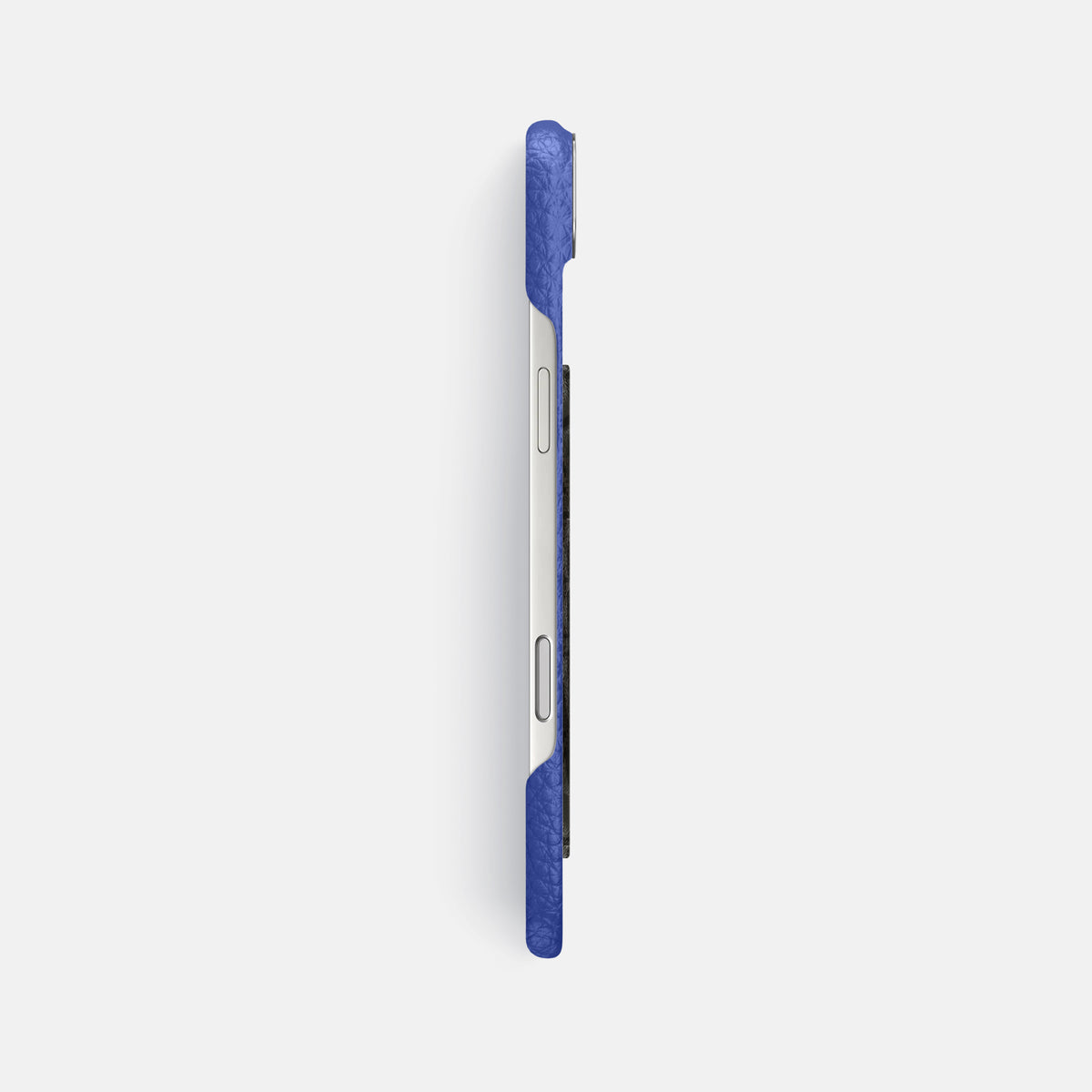 Classic Case With Carbon Dragon For iPhone 17 Air In Calf -3 | Royal-Blue-Steel