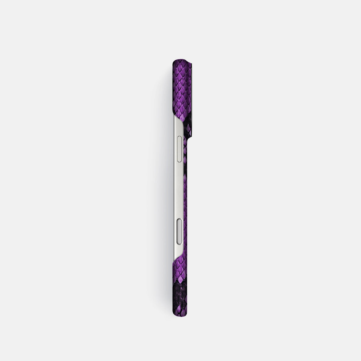 Classic Case For iPhone 17 Pro In Deluxe Python -3 | Purple-Black