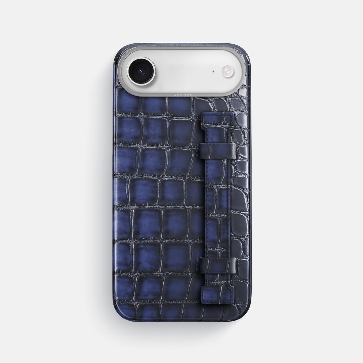 Handle Case For iPhone 17 Air In Patina Alligator -1 | Havana-Blue-Steel