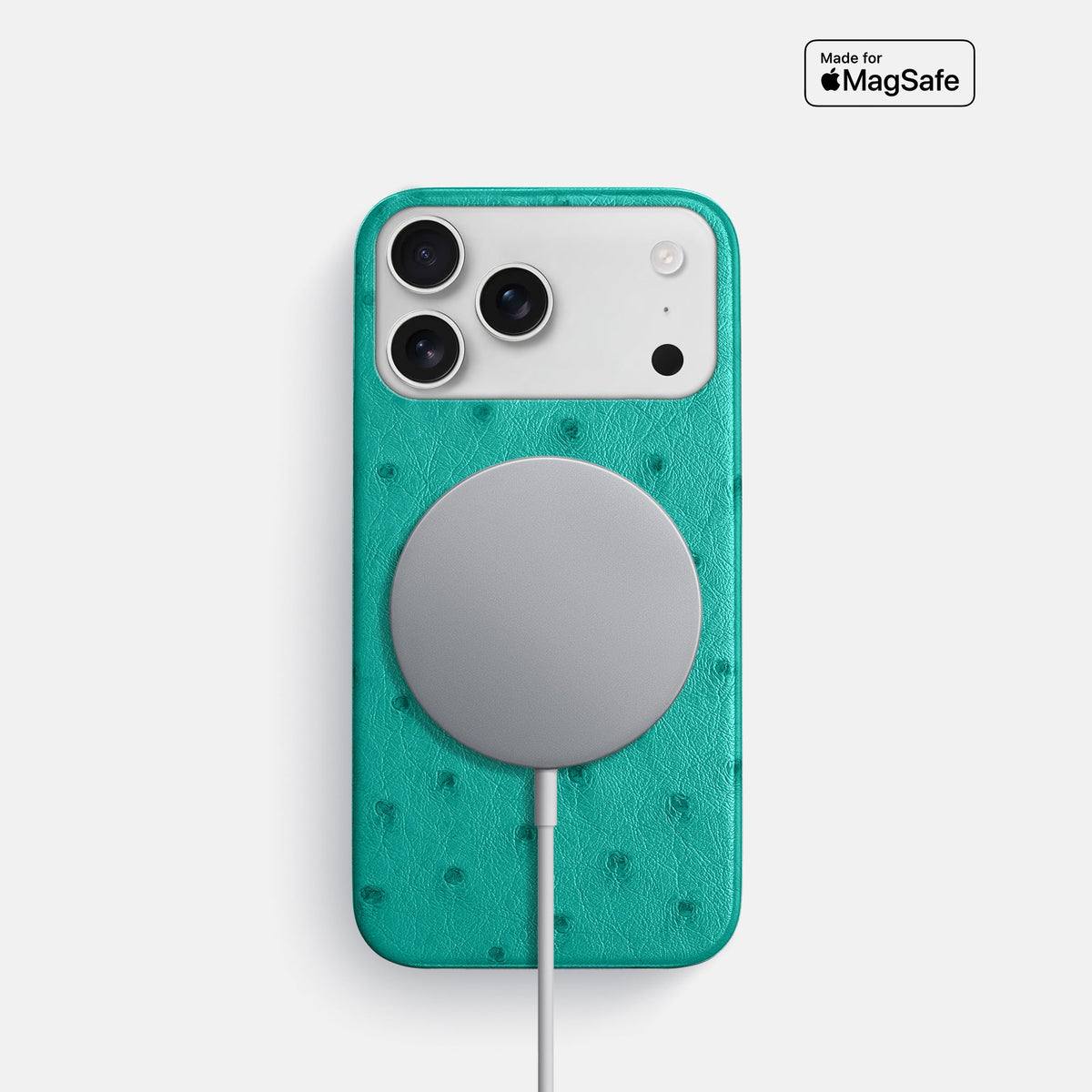 Slim Case For iPhone 18 Pro In Ostrich -5 | Turquoise