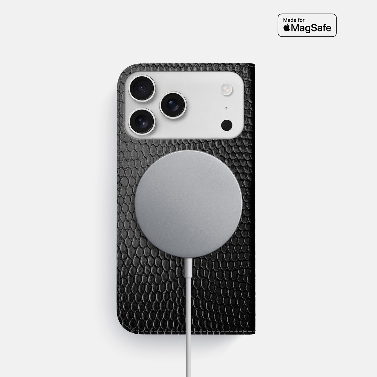 Folio Slim Case For iPhone 17 Pro In Lizard -3 | Black