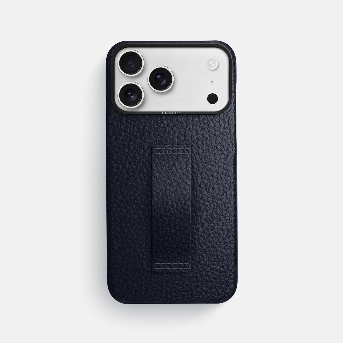 Finger Case For iPhone 18 Pro Max In Calf -1 | Marine-Black