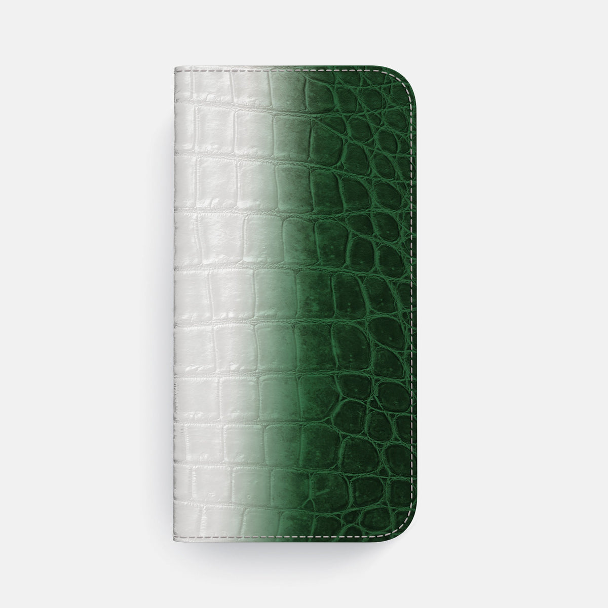 Folio Case For iPhone 18 Pro Max In Himalayan Crocodile -4 | Green-Gold