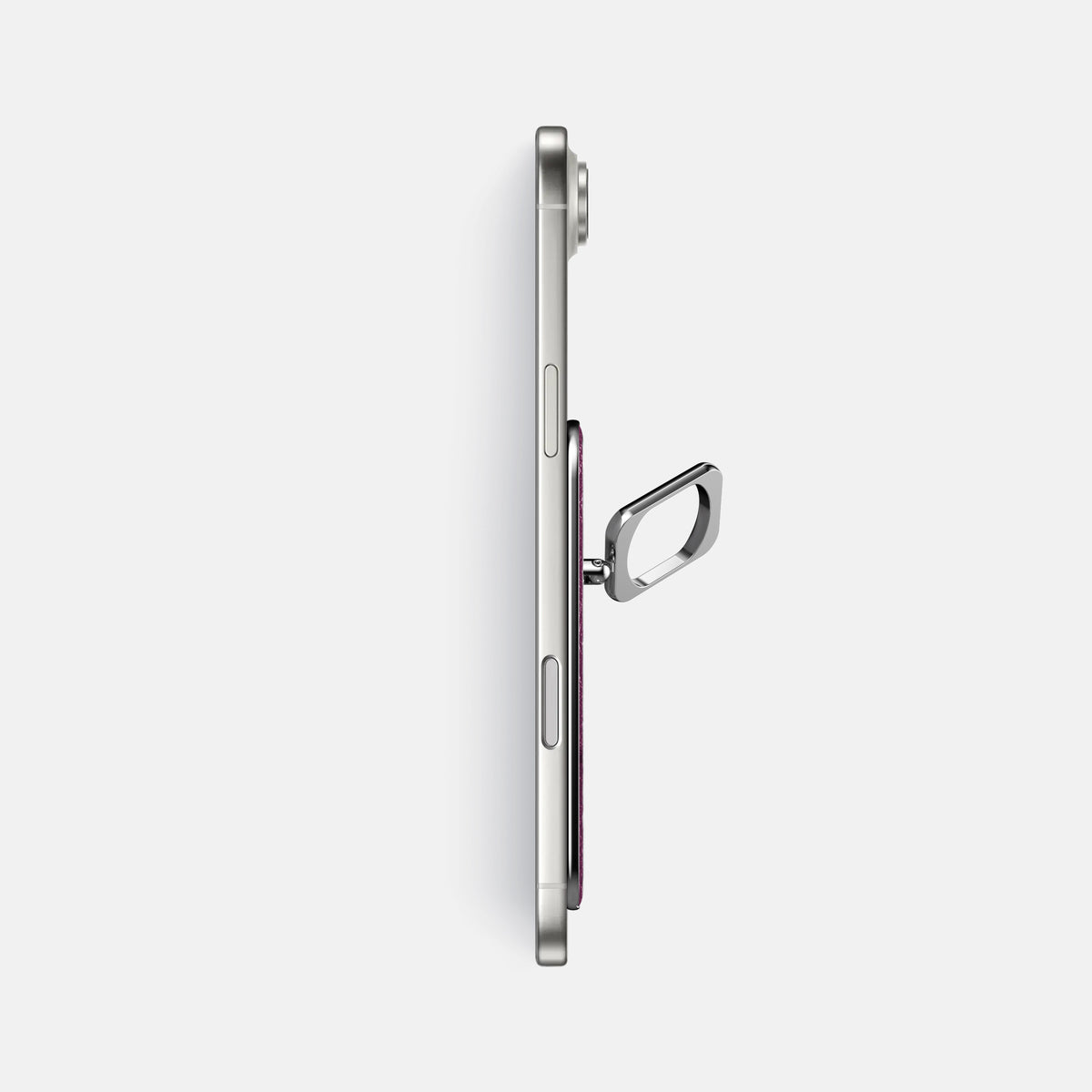 MagSafe Ring For iPhone 17 Air In Ostrich -3 | Purple-Steel