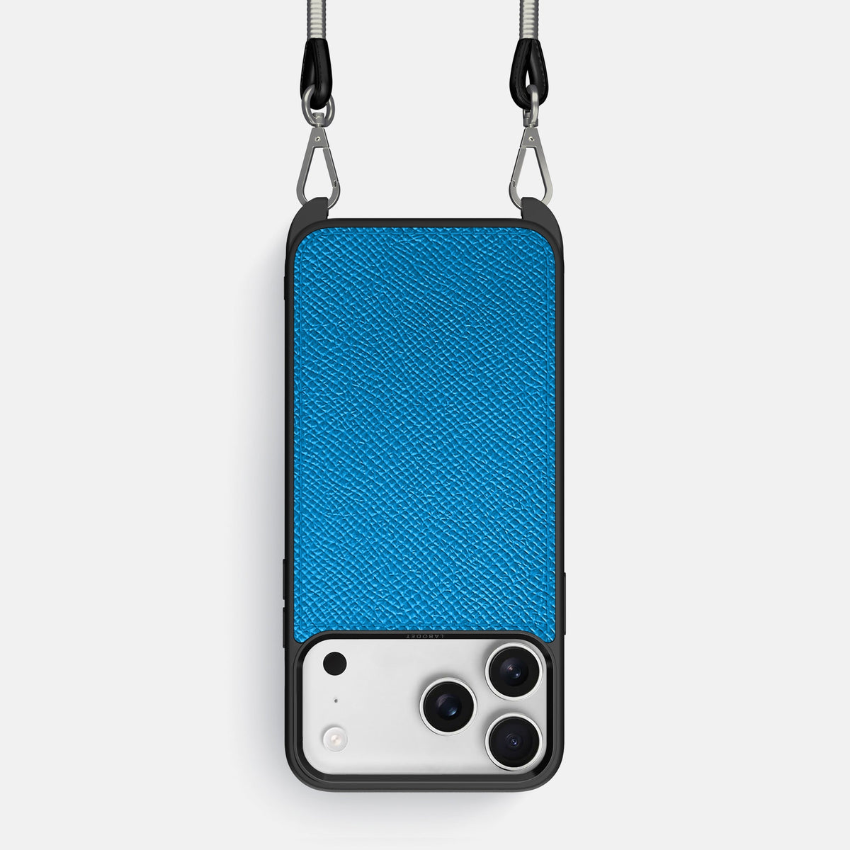 Crossbody Sport Case For iPhone 18 Pro In Epsom-Style Calf -1 | Sky-Blue