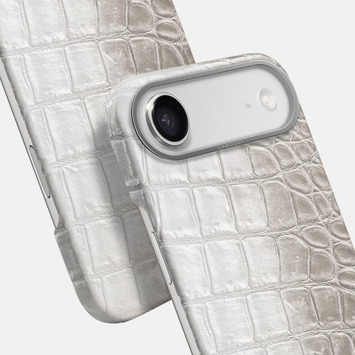 Classic Case For iPhone 17 Air In Himalayan Crocodile -5 | Grey-Steel