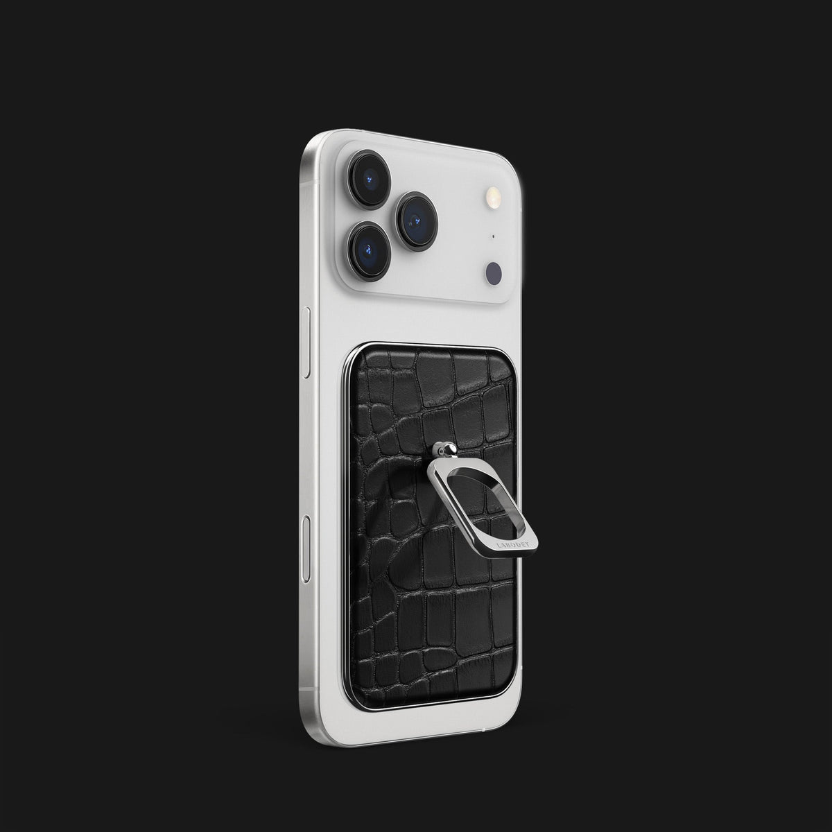 MagSafe Ring Edition Black For iPhone 18 Pro In Alligator -2 | Edition-Black-Steel