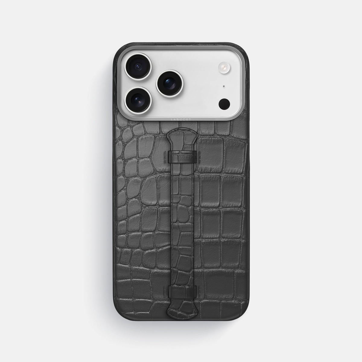 Center Handle For iPhone 18 Pro Max In Alligator -1 | Grey-Steel