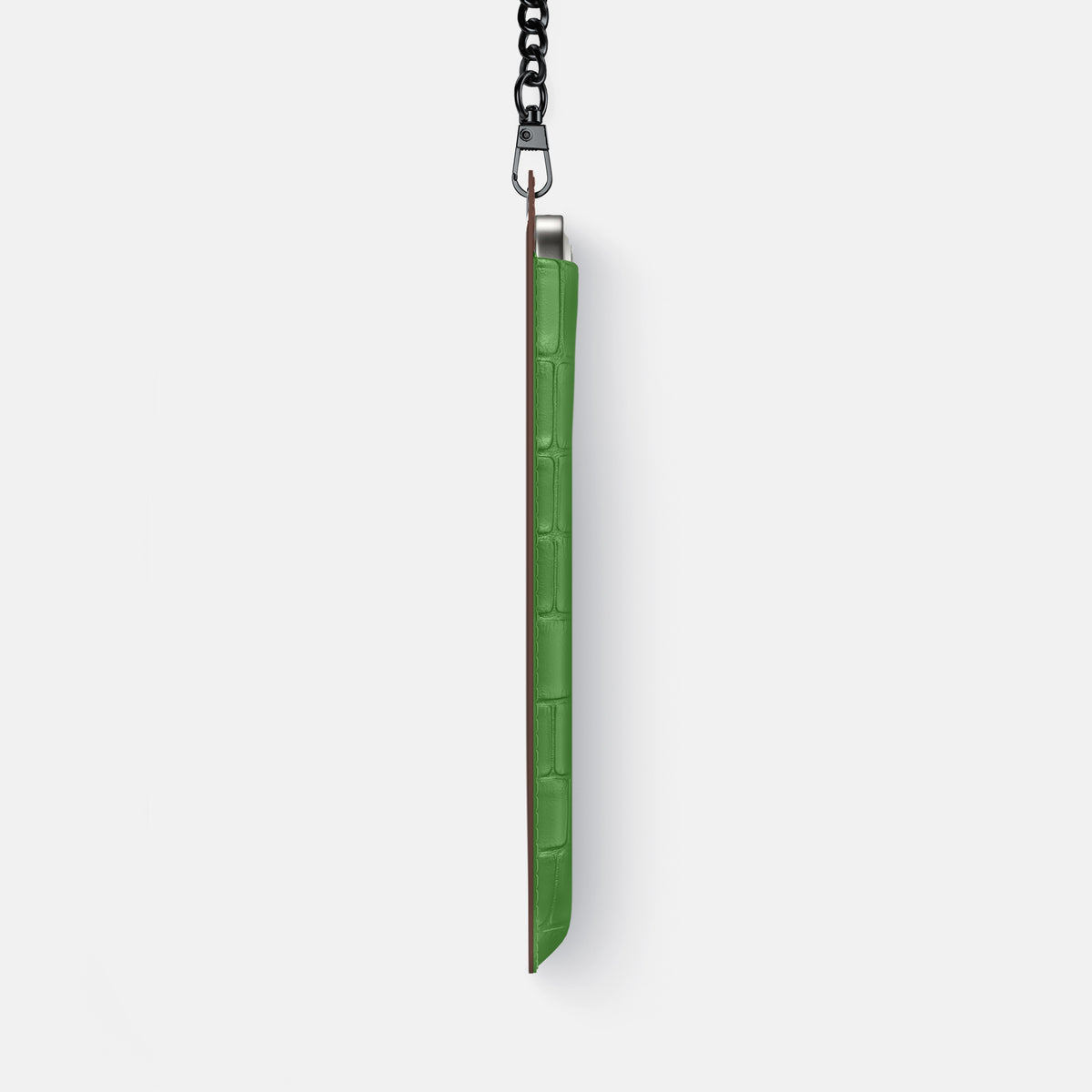 Crossbody Bag For iPhone 17 Pro In Alligator -4 | Apple-Green-Black