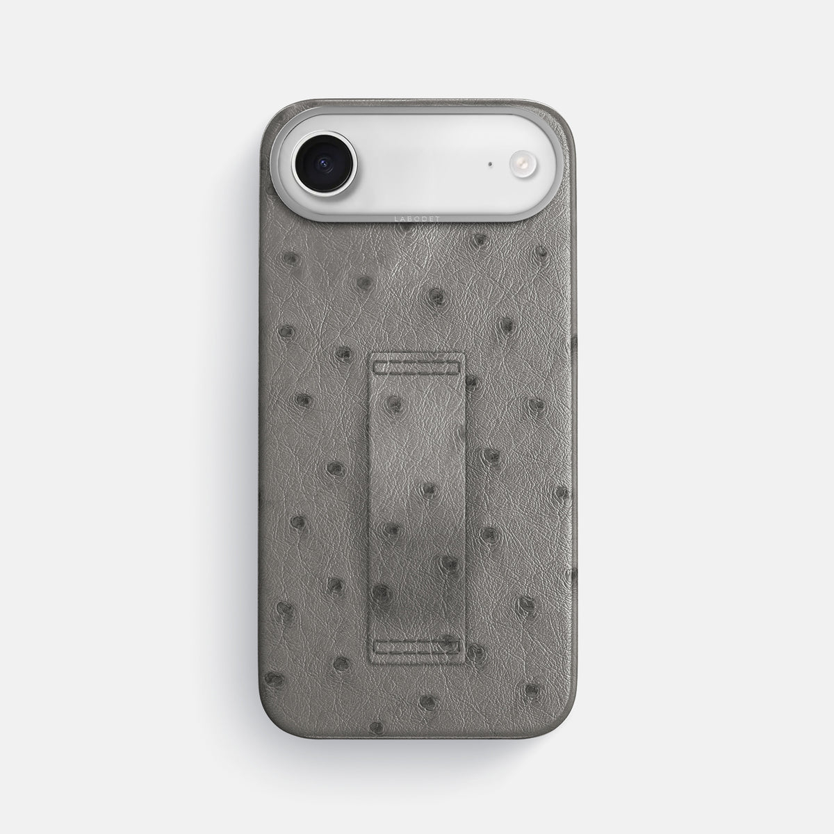 Finger Case For iPhone 17 Air In Ostrich -1 | Grey-Steel