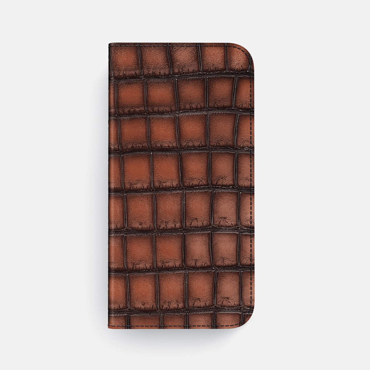 Folio Slim Case For iPhone 18 Pro Max In Patina Alligator -4 | Baobab