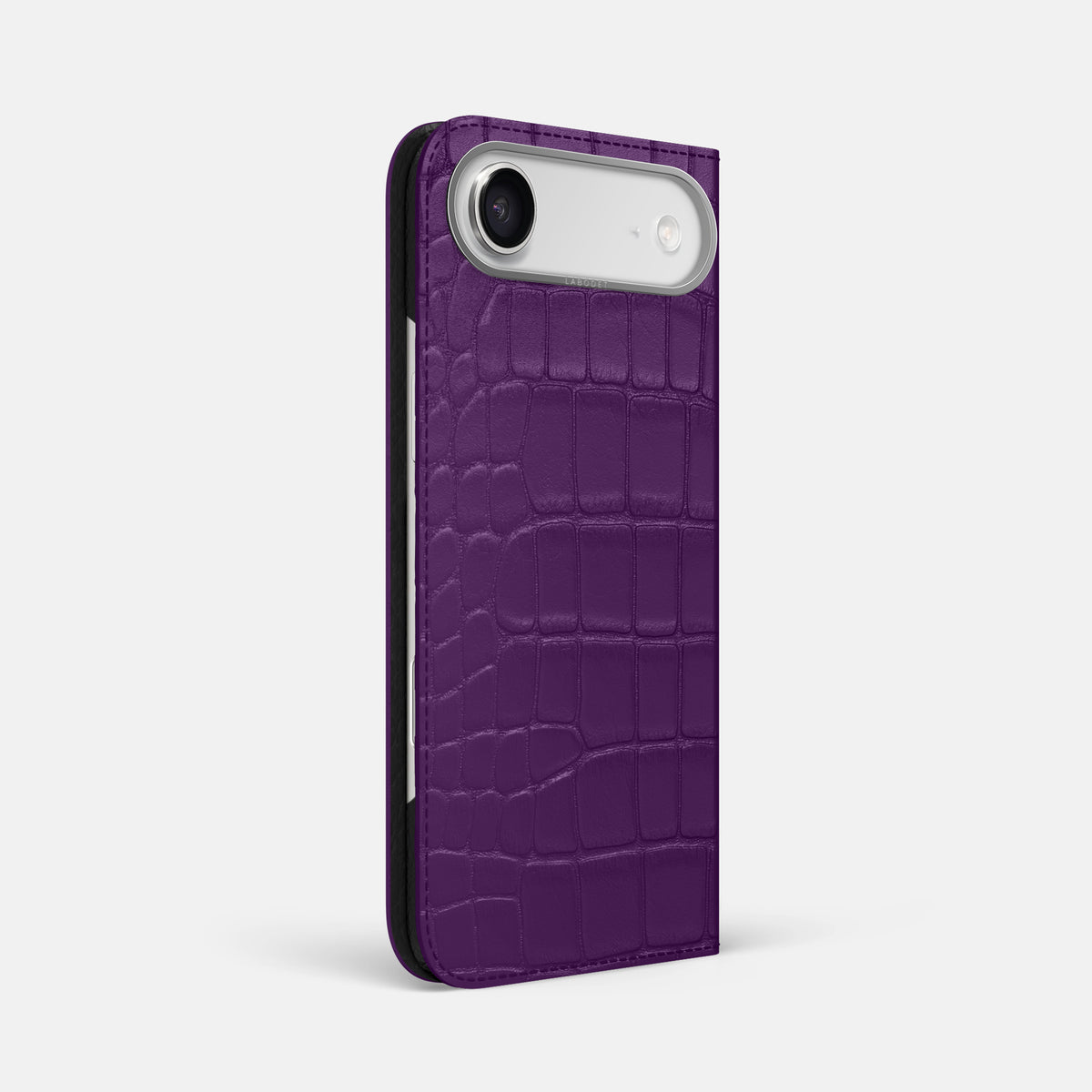 Folio Case For iPhone 17 Air In Alligator -1 | Purple-Steel