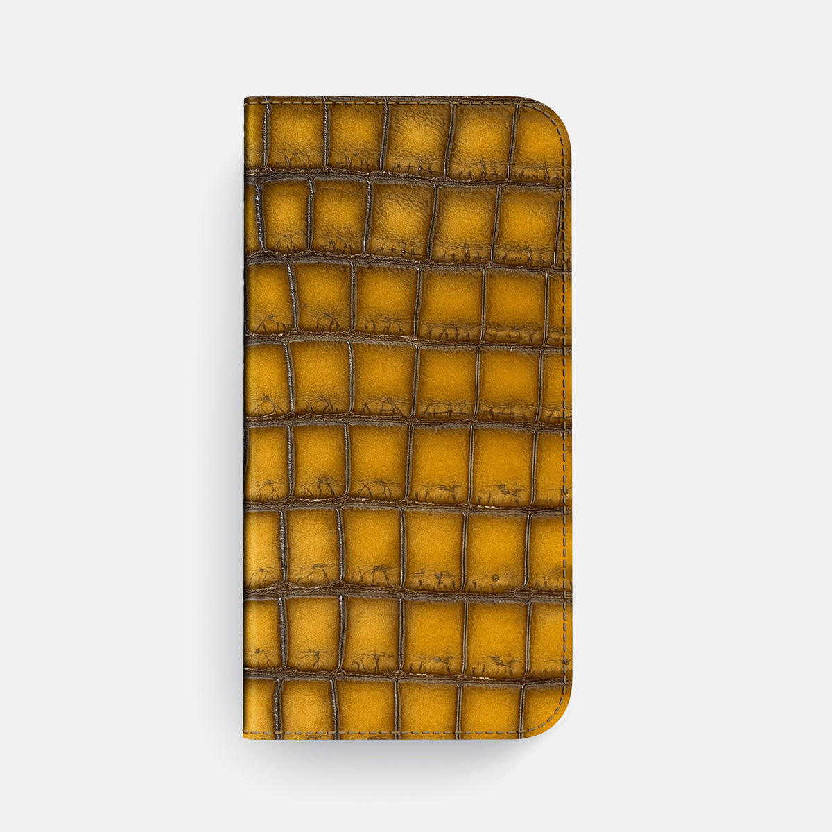 Folio Case For iPhone 17 Pro Max In Patina Alligator -4 | Sydney-Steel