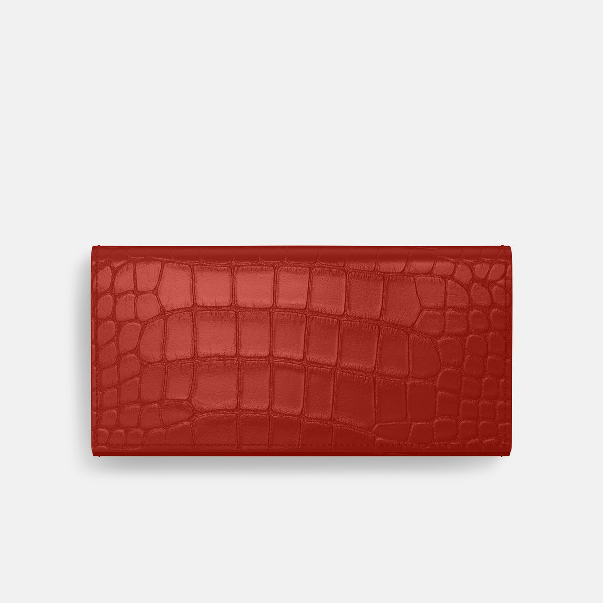 Wallet Case For iPhone 17 Pro In Alligator -3 | Red