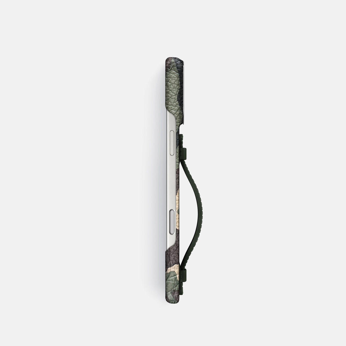 Center Handle For iPhone 18 Pro In Calf -2 | Camouflage-Steel