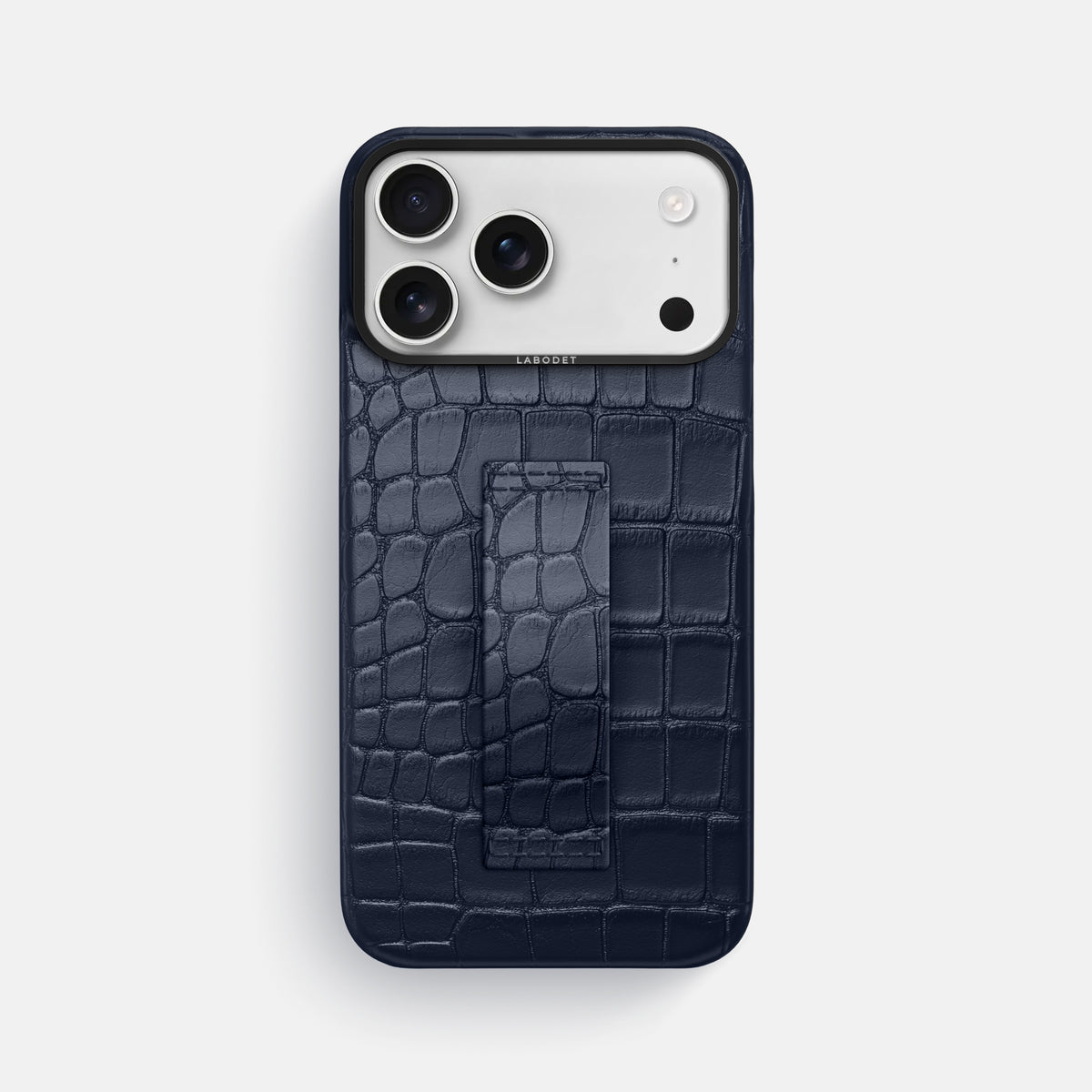 Finger Case For iPhone 17 Pro Max In Alligator -1 | Navy-Blue-Black