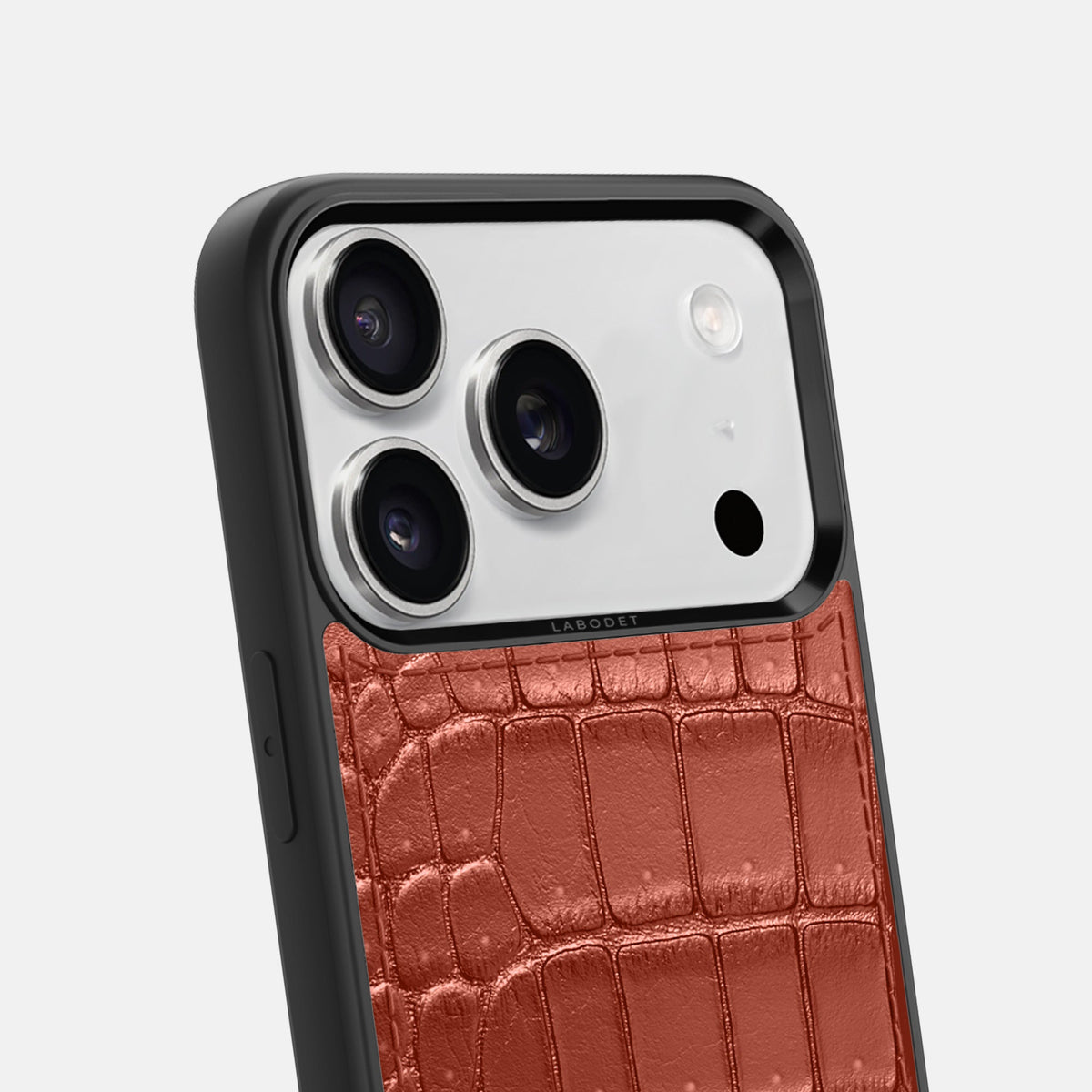 Sport Case For iPhone 18 Pro In Porosus Crocodile -6 | Mahogany-Brown
