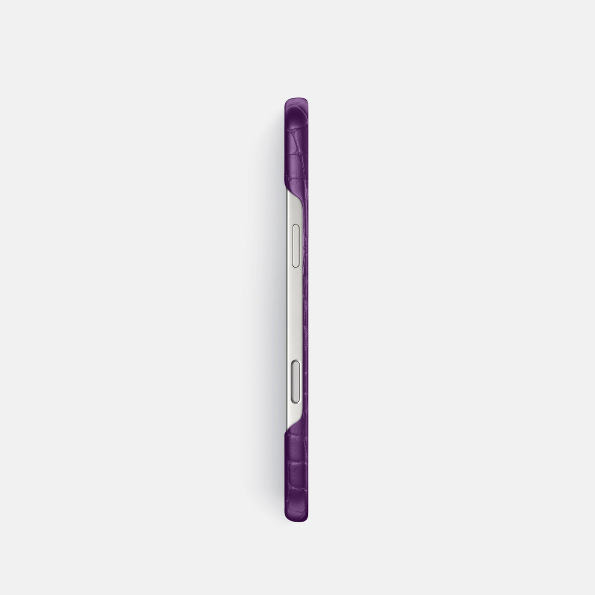 Slim Case For iPhone 18 Pro In Alligator -3 | Purple