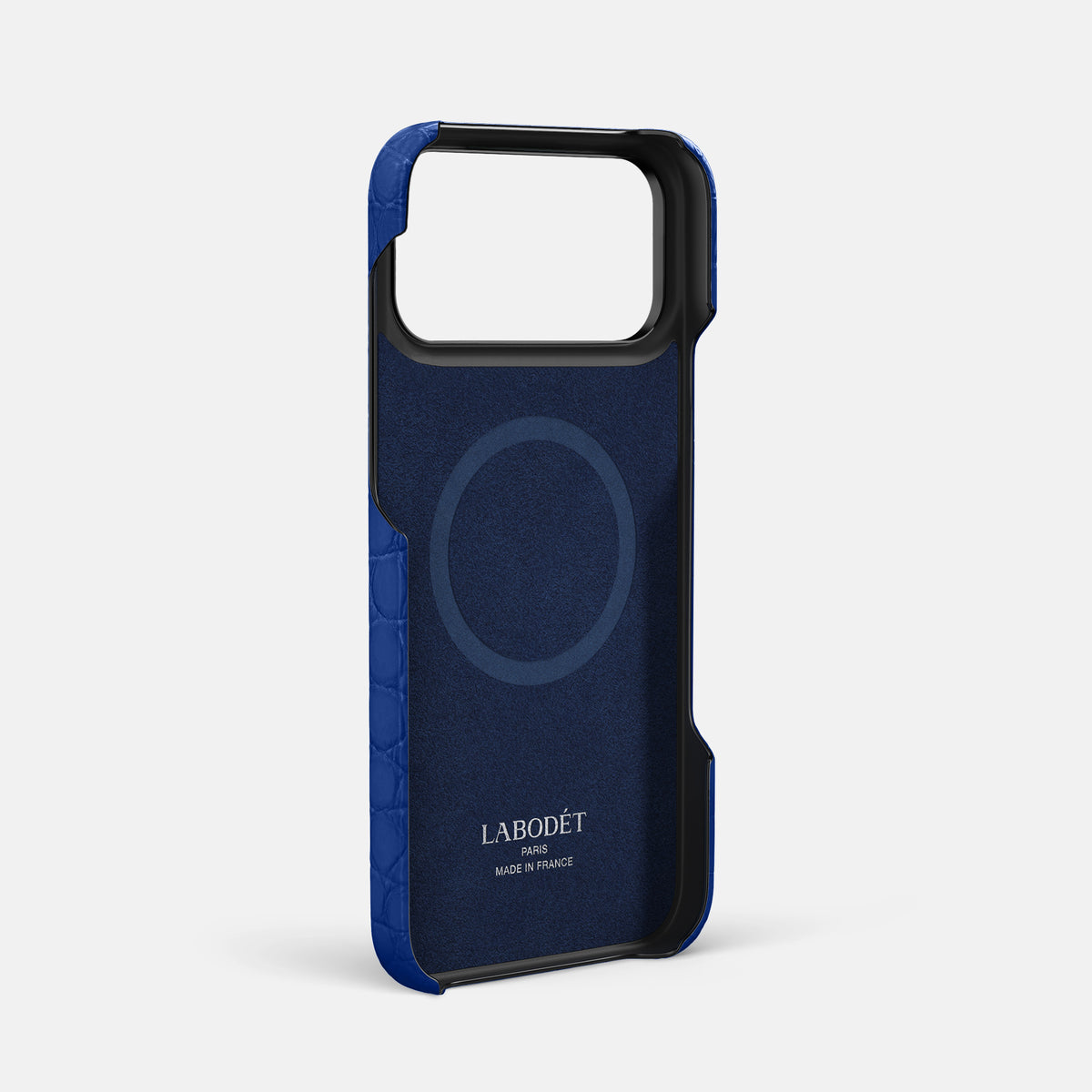 Finger Case For iPhone 17 Pro Max In Alligator -4 | Royal-Blue-Black