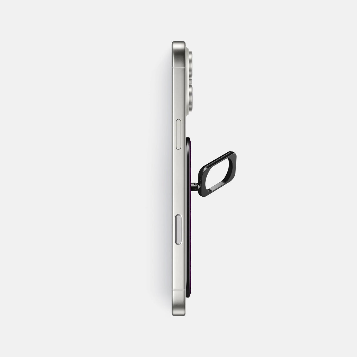 MagSafe Ring For iPhone 18 Pro Max In Calf -3 | Violet-Black