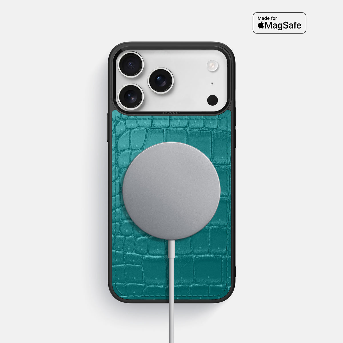 Sport Case For iPhone 17 Pro In Porosus Crocodile -5 | Celadon