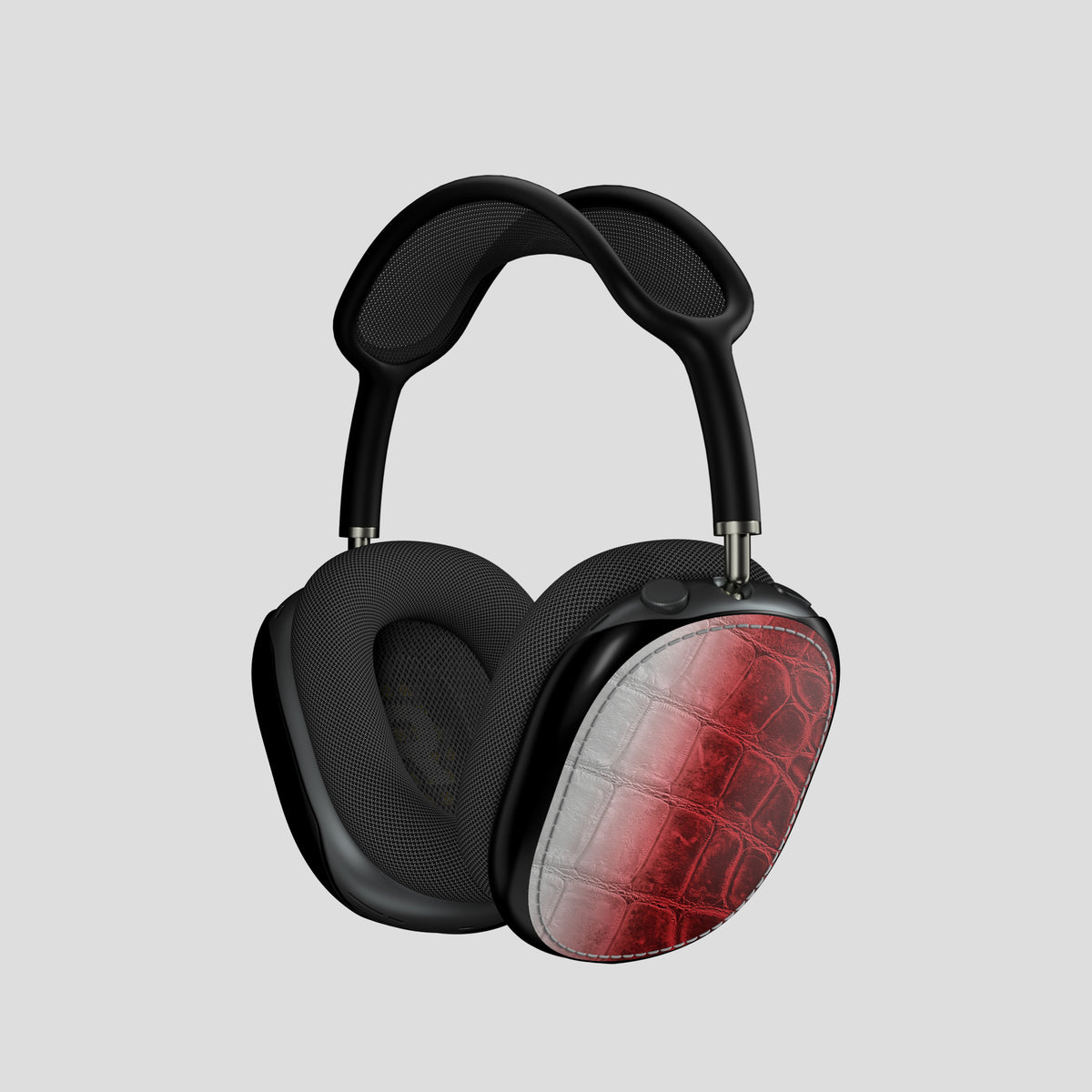 Shells For AirPods Max In Himalayan Crocodile -1 | Red