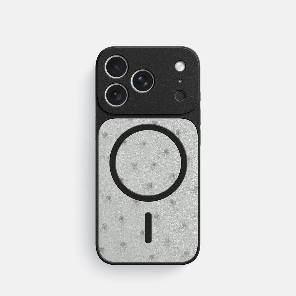 MagSafe Mask For iPhone 18 Pro In Ostrich -3 | White