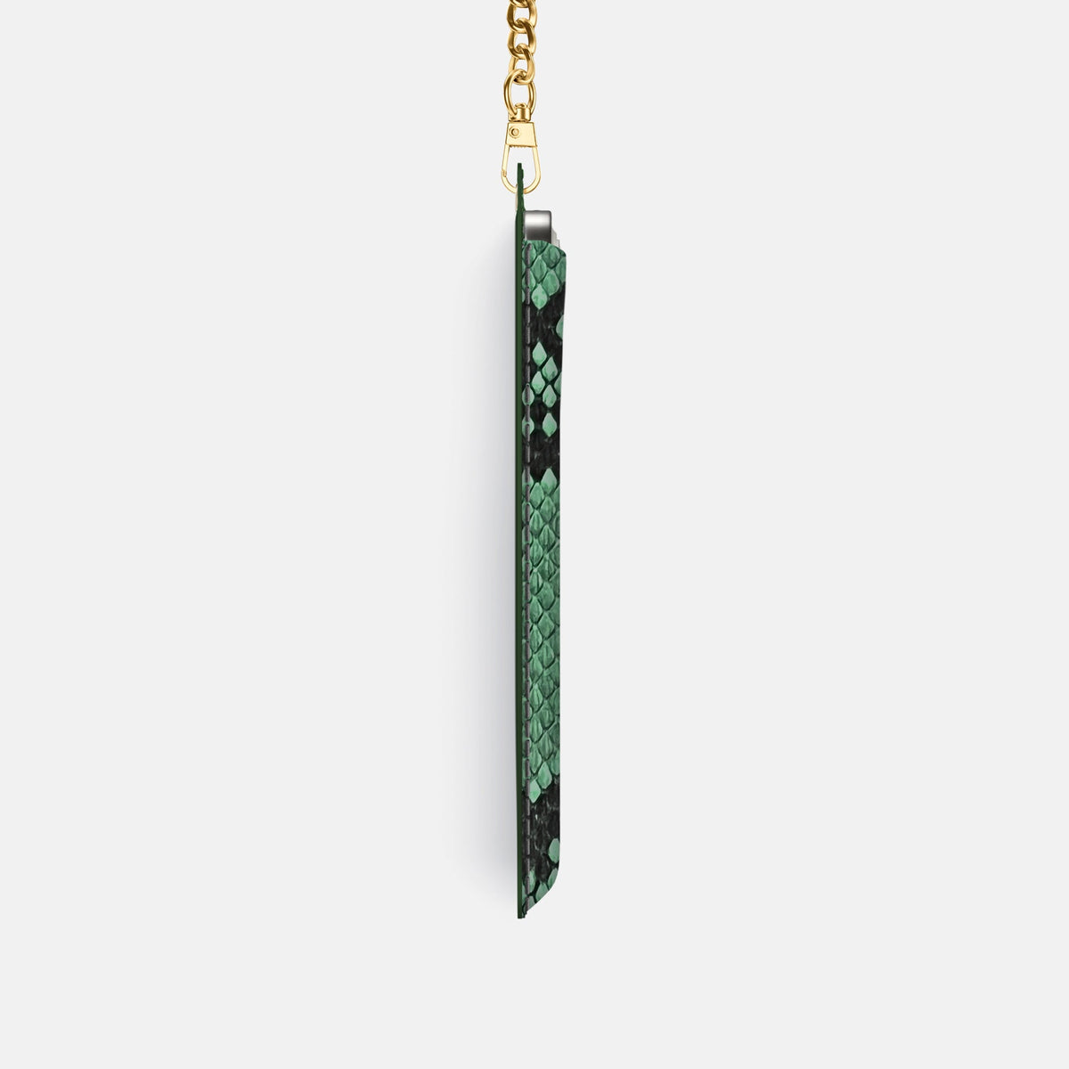 Crossbody Bag For iPhone 18 Pro In Deluxe Python -4 | Forest-Green-Gold