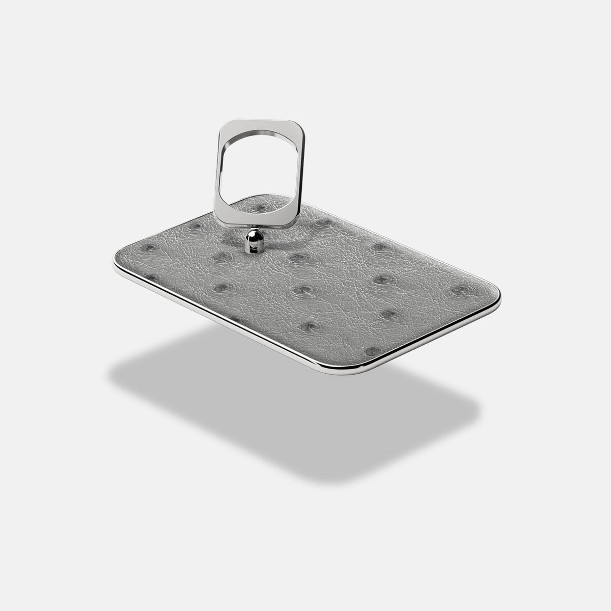 MagSafe Ring For iPhone 18 Pro In Ostrich -4 | Silver-Steel