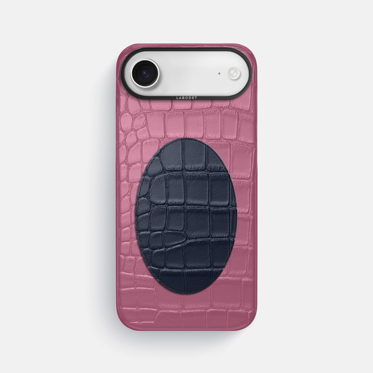 Classic Case With Oval For iPhone 17 Air In Alligator -1 | Pink-Lagoon-Black