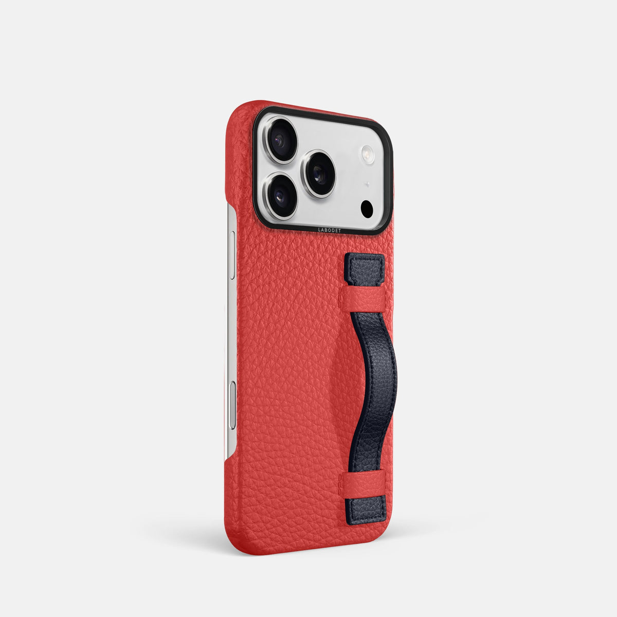 Handle Case Coloré For iPhone 18 Pro In Calf -2 | Red-Black