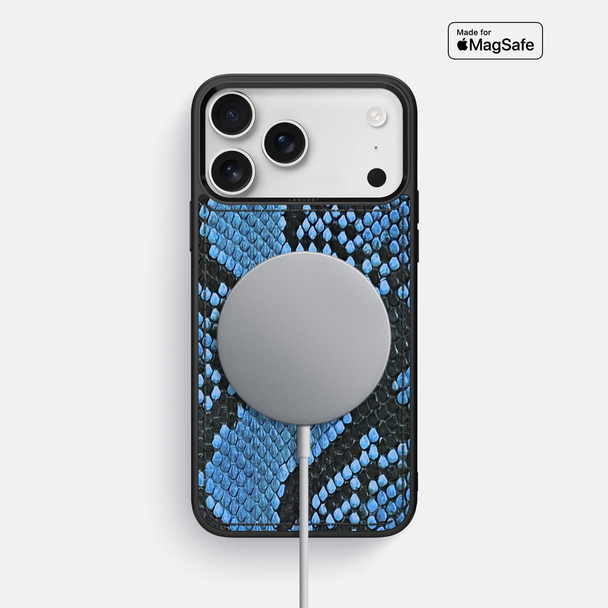 Sport Case For iPhone 18 Pro Max In Deluxe Python -5 | Blue-Jeans