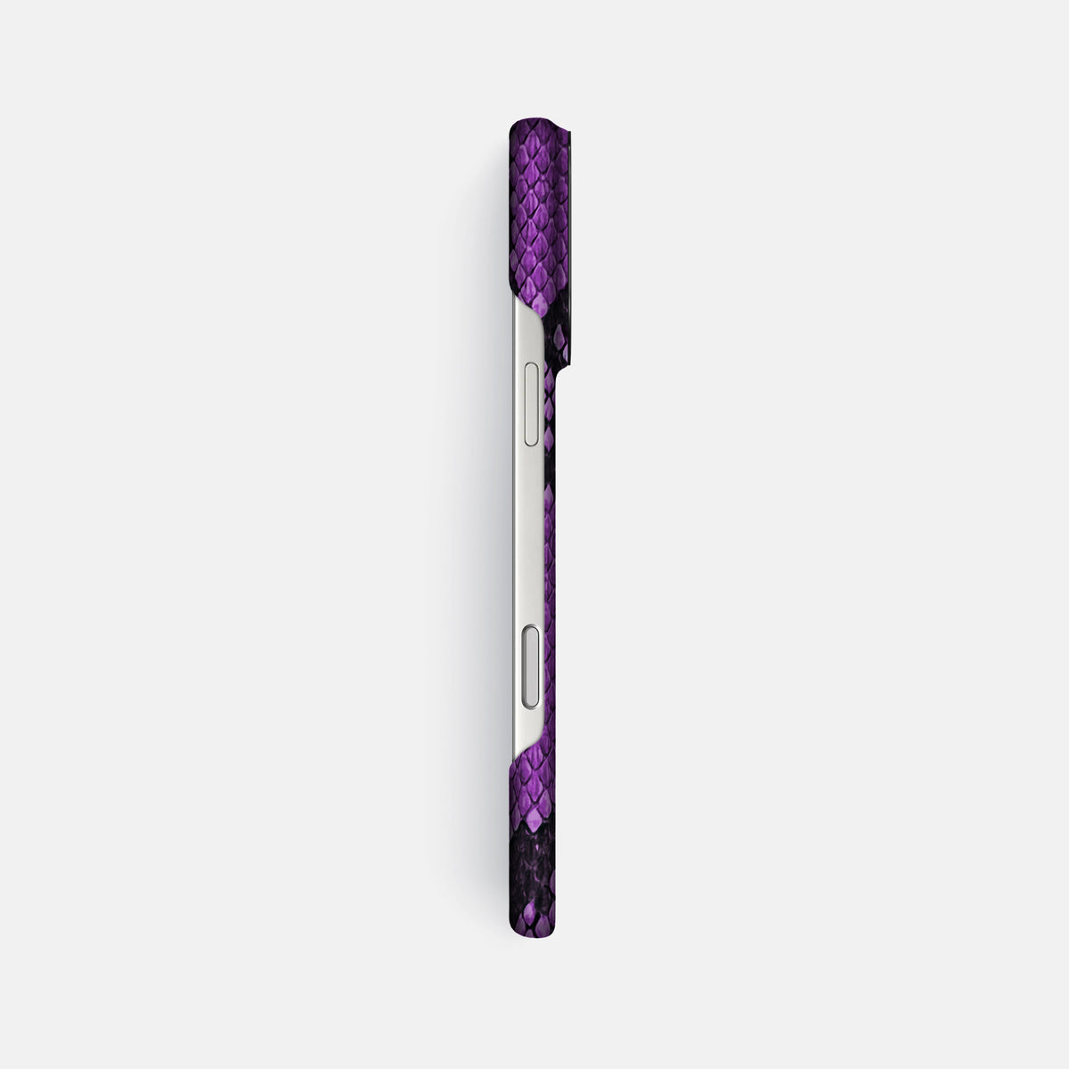 Classic Case For iPhone 17 Pro Max In Deluxe Python -3 | Purple-Black