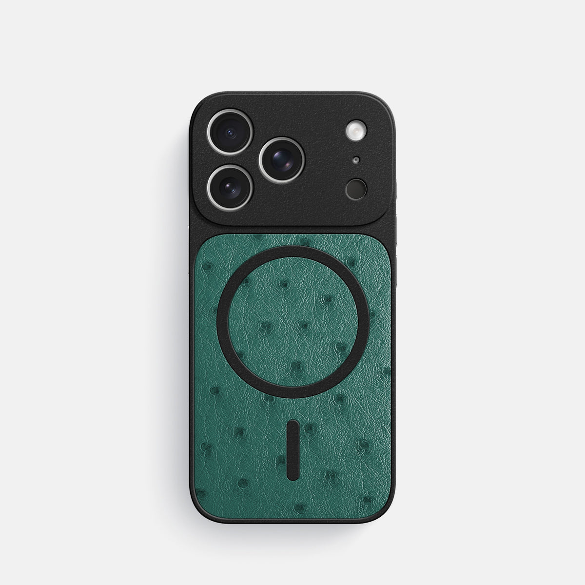 MagSafe Mask For iPhone 17 Pro In Ostrich -3 | Forest-Green