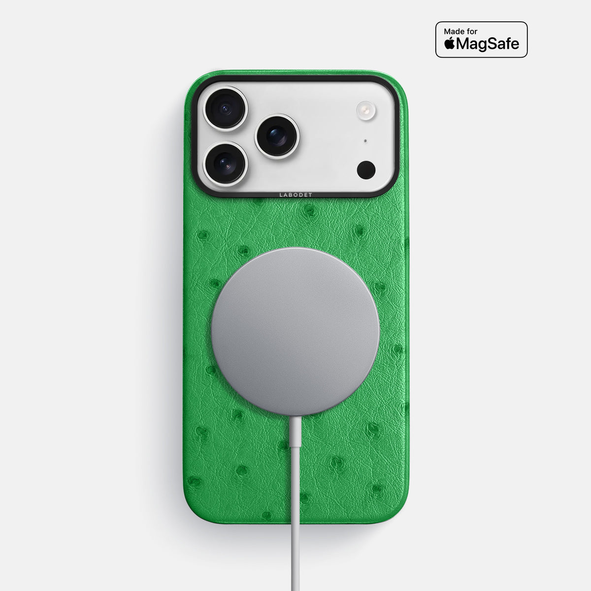 Classic Case For iPhone 17 Pro Max In Ostrich -5 | Kentucky-Green-Black