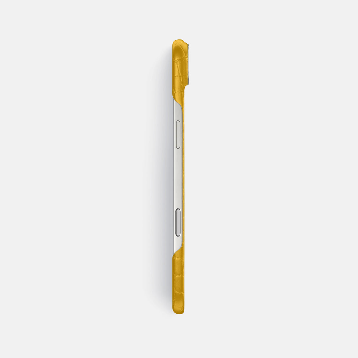 Classic Case For iPhone 17 Air In Alligator -3 | Yellow-Steel